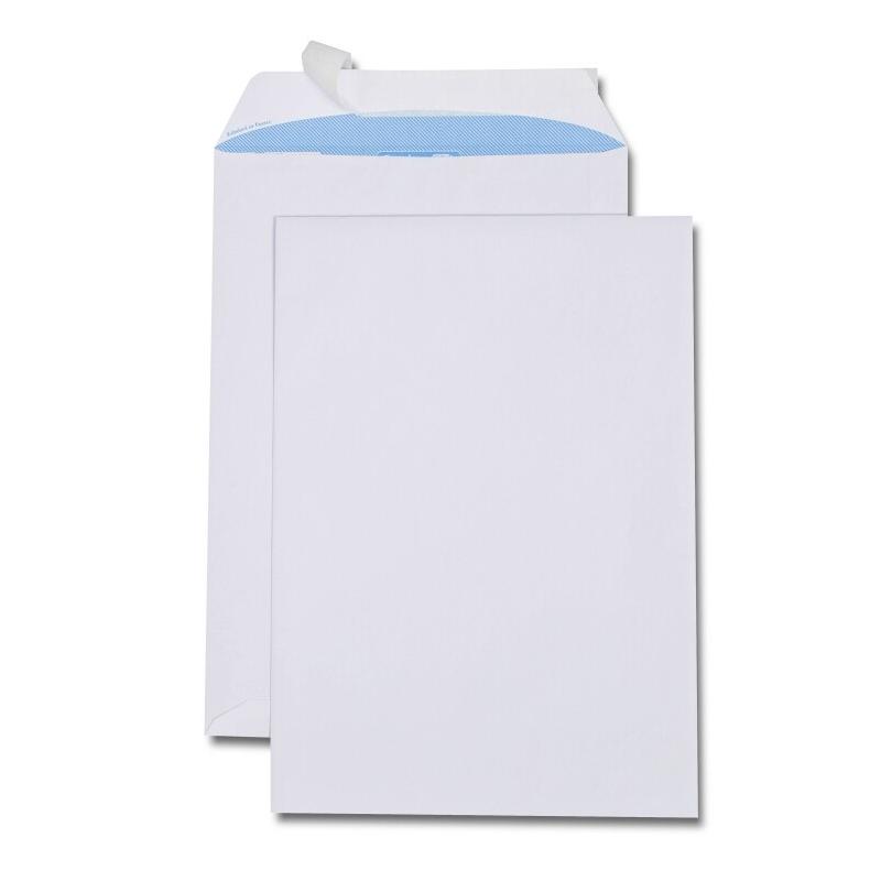 Boite de 250 Pochettes blanches 229x324mm mm 100G SAM