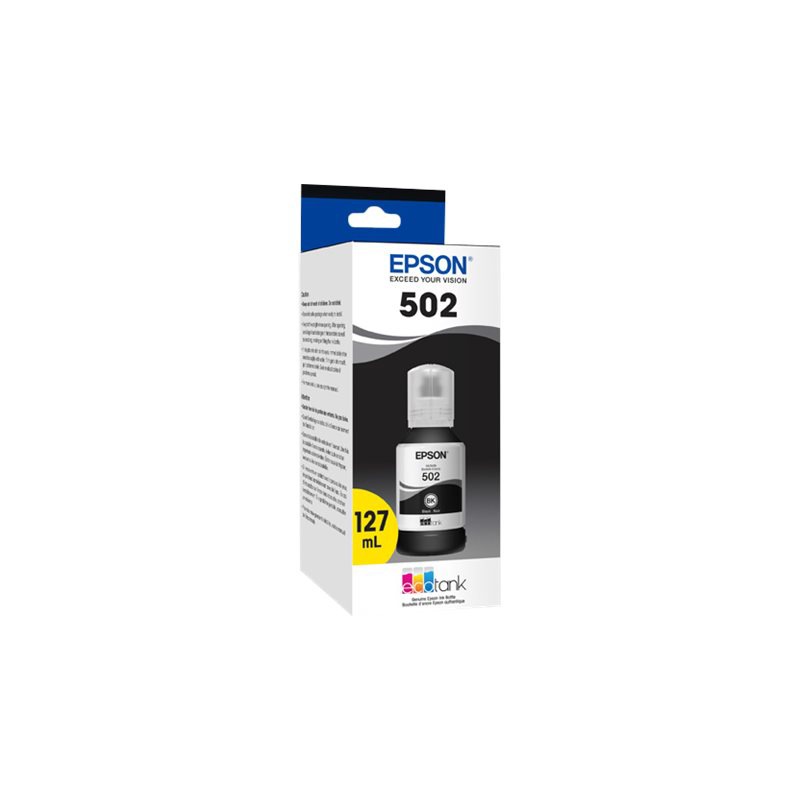 Bouteille d'encre Epson 502 noir EcoTank