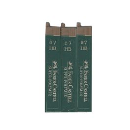 12 ETUIS DE 3 TUBES-MINES 0,7 MM HB FABER-CASTELL